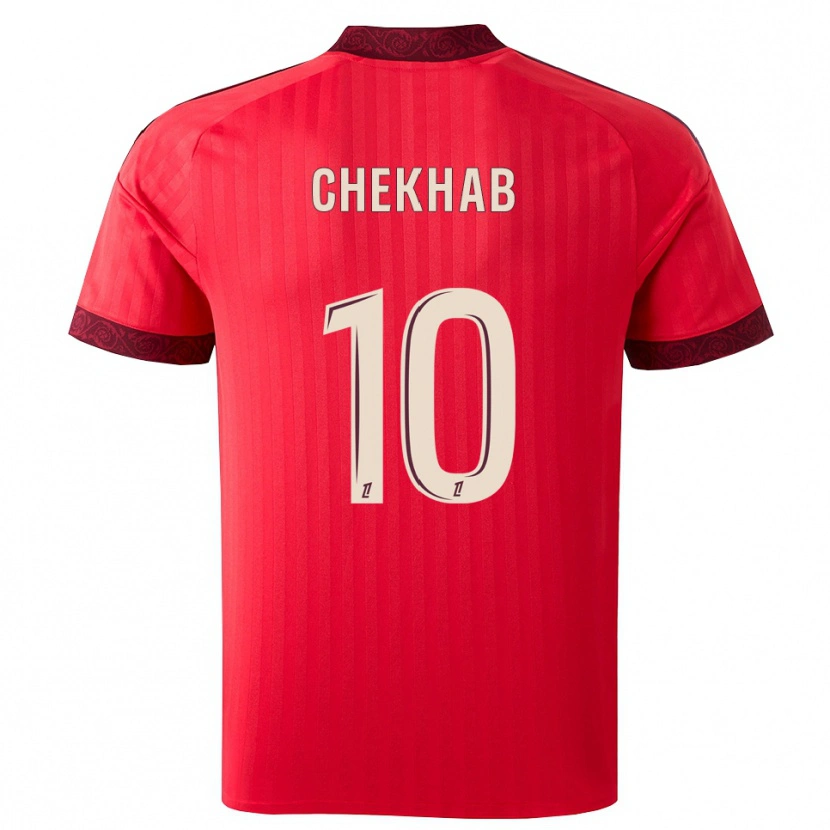 Danxen Women Hedi Chekhab #10 Burgundy Red White Away Jersey 2026/27 T-Shirt