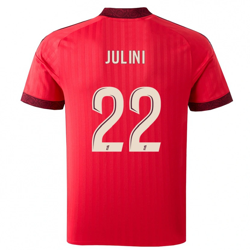 Danxen Women Sally Julini #22 Burgundy Red White Away Jersey 2026/27 T-Shirt