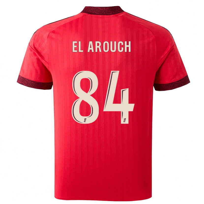 Danxen Women Mohamed El Arouch #84 Burgundy Red White Away Jersey 2026/27 T-Shirt