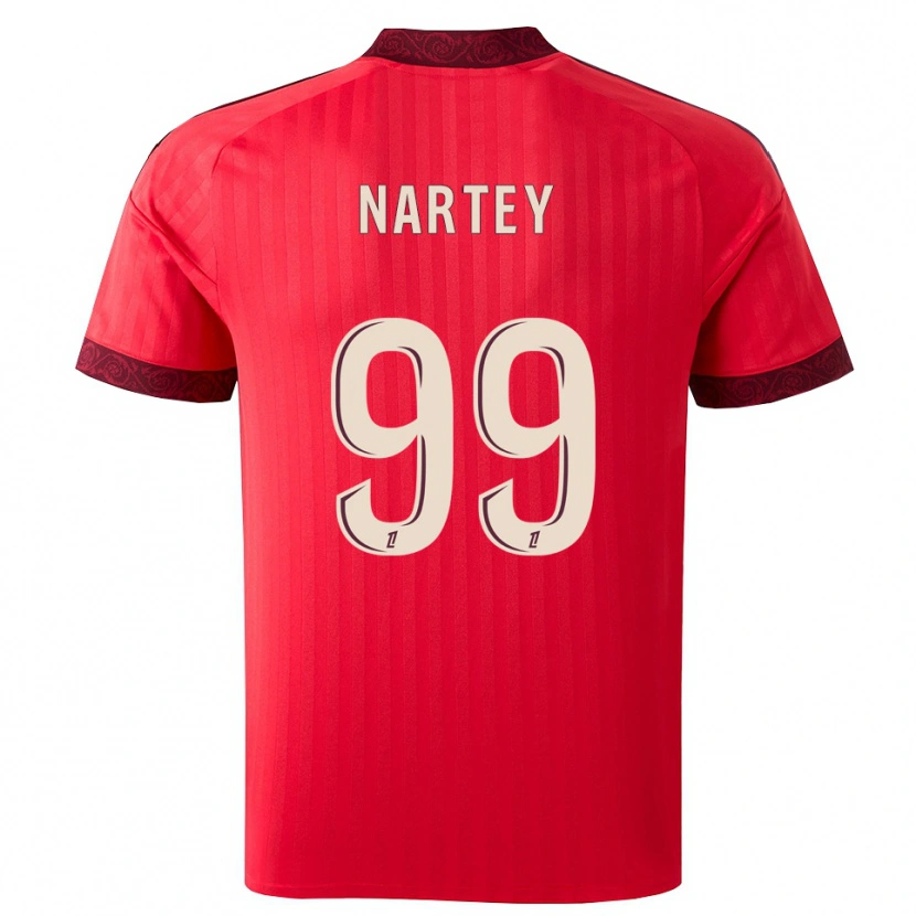 Danxen Women Noah Nartey #99 Burgundy Red White Away Jersey 2026/27 T-Shirt