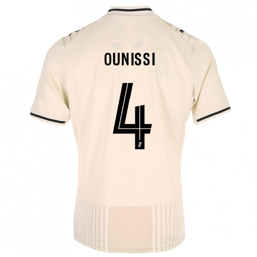 Danxen Women Ilian Ounissi #4 Oldlace Black Antiquewhite Away Jersey 2026/27 T-Shirt