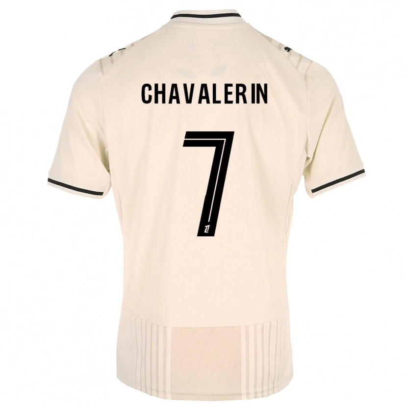 Danxen Women Xavier Chavalerin #7 Oldlace Black Antiquewhite Away Jersey 2026/27 T-Shirt