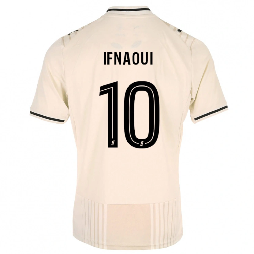 Danxen Women Merwan Ifnaoui #10 Oldlace Black Antiquewhite Away Jersey 2026/27 T-Shirt