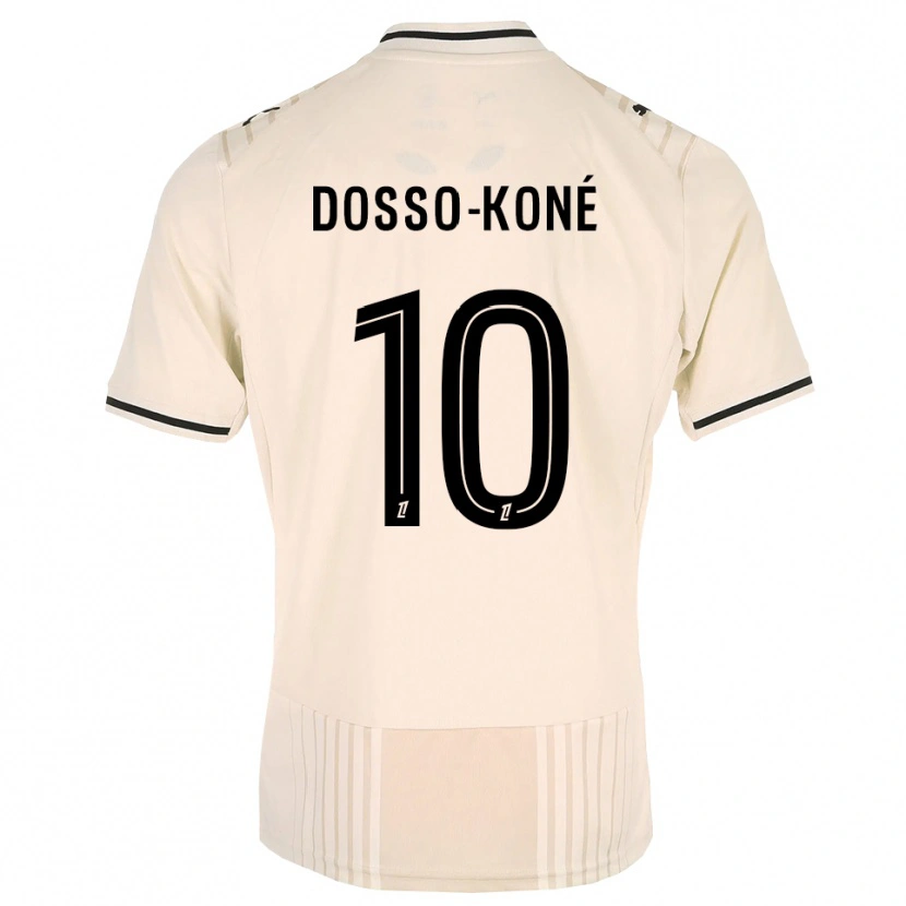 Danxen Women Namory Dosso-Koné #10 Oldlace Black Antiquewhite Away Jersey 2026/27 T-Shirt