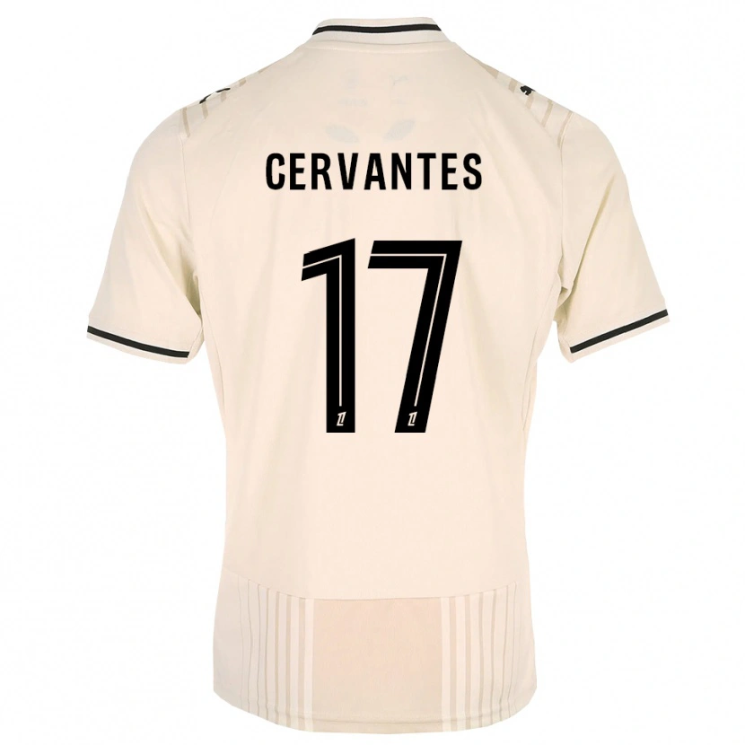 Danxen Women Noa Cervantes #17 Oldlace Black Antiquewhite Away Jersey 2026/27 T-Shirt