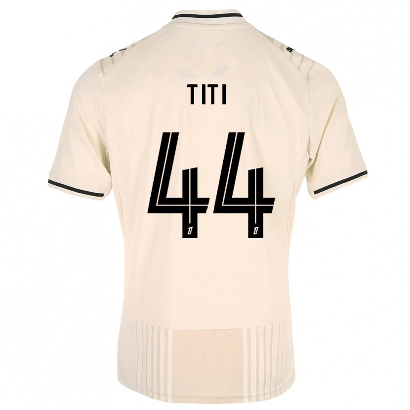 Danxen Women Yvann Titi #44 Oldlace Black Antiquewhite Away Jersey 2026/27 T-Shirt