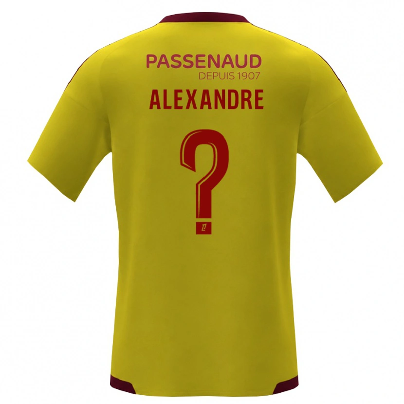 Danxen Women Hénoc Alexandre #0 Yellow Red Green Away Jersey 2026/27 T-Shirt