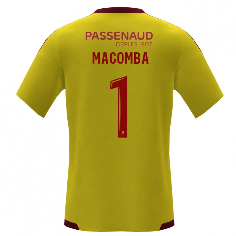 Danxen Women Tyron Macomba #1 Yellow Red Green Away Jersey 2026/27 T-Shirt