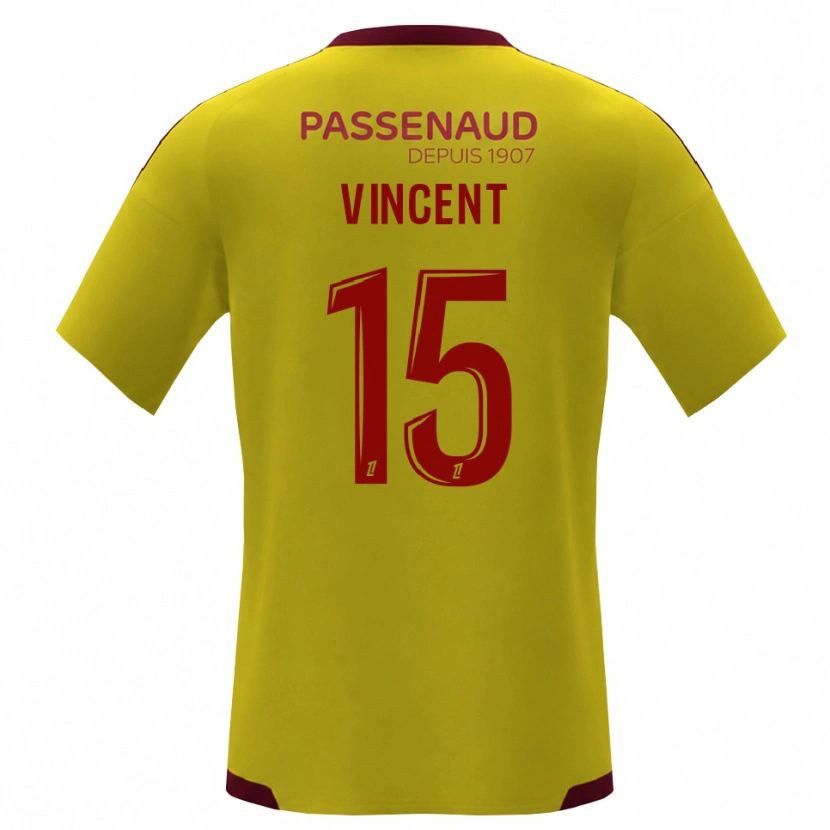 Danxen Women Noah Vincent #15 Yellow Red Green Away Jersey 2026/27 T-Shirt