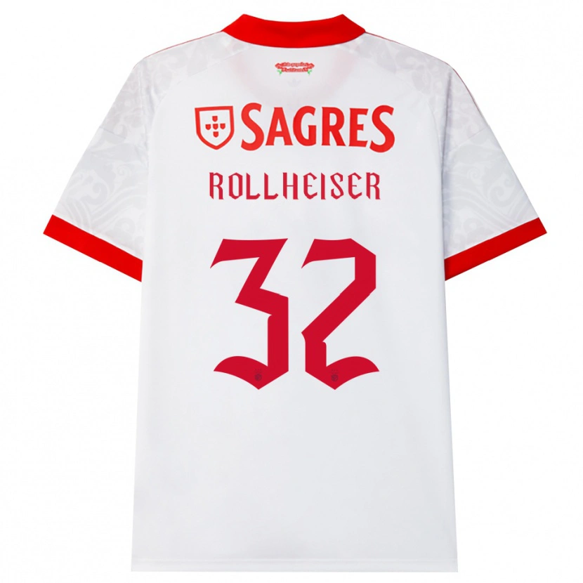 Danxen Women Benjamín Rollheiser #32 White Red Yellow Away Jersey 2026/27 T-Shirt