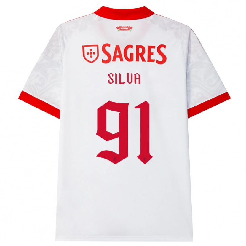 Danxen Women Francisco Silva #91 White Red Yellow Away Jersey 2026/27 T-Shirt
