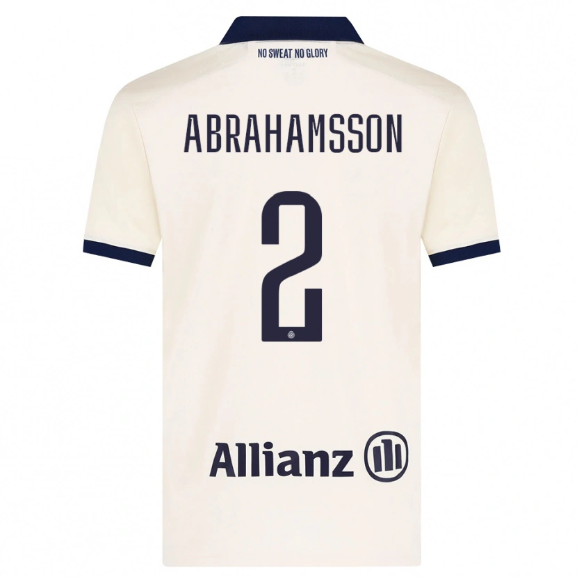 Danxen Women Sejde Abrahamsson #2 Beige Black Away Jersey 2026/27 T-Shirt