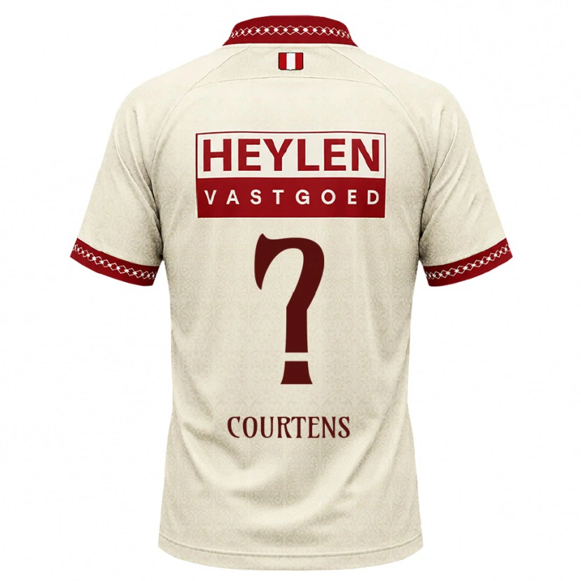 Danxen Women Nolhan Courtens #0 Beige Red Away Jersey 2026/27 T-Shirt