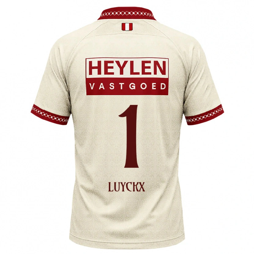 Danxen Women Vic Luyckx #1 Beige Red Away Jersey 2026/27 T-Shirt