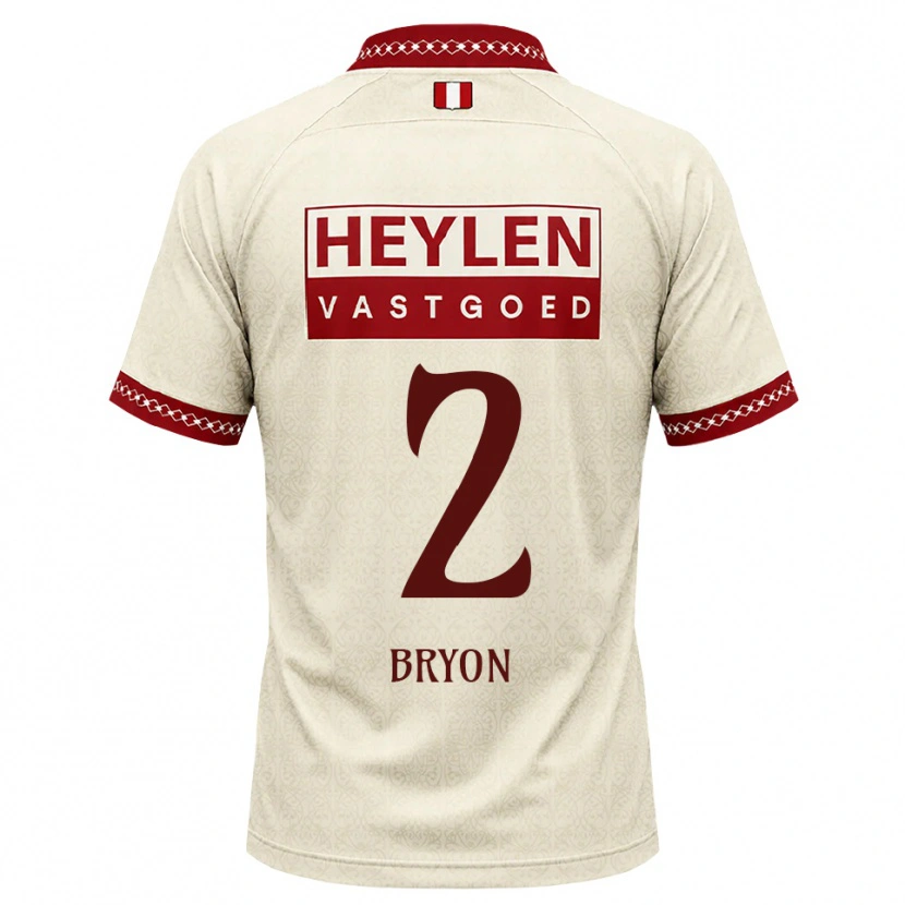Danxen Women Robbe Bryon #2 Beige Red Away Jersey 2026/27 T-Shirt