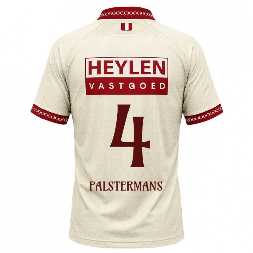 Danxen Women Jasper Palstermans #4 Beige Red Away Jersey 2026/27 T-Shirt