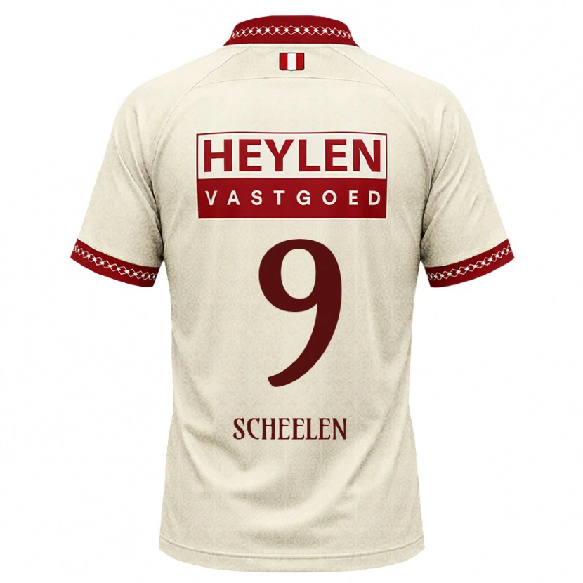 Danxen Women Thijme Scheelen #9 Beige Red Away Jersey 2026/27 T-Shirt