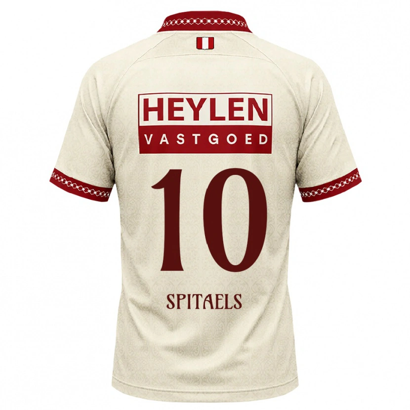 Danxen Women Nathan Spitaels #10 Beige Red Away Jersey 2026/27 T-Shirt