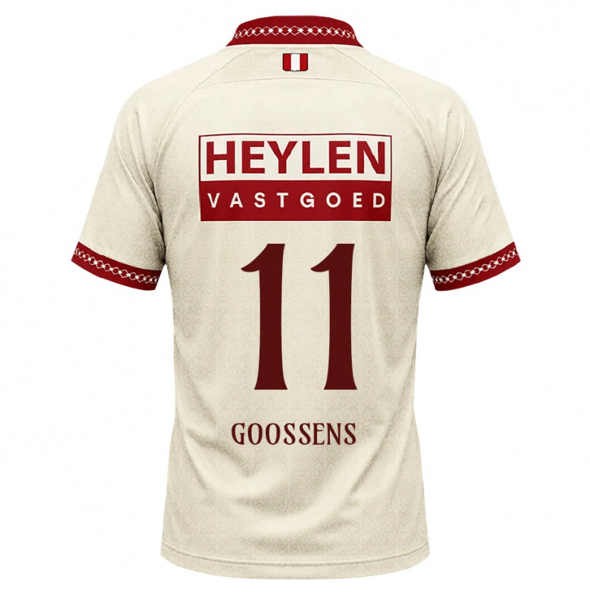 Danxen Women Mattias Goossens #11 Beige Red Away Jersey 2026/27 T-Shirt
