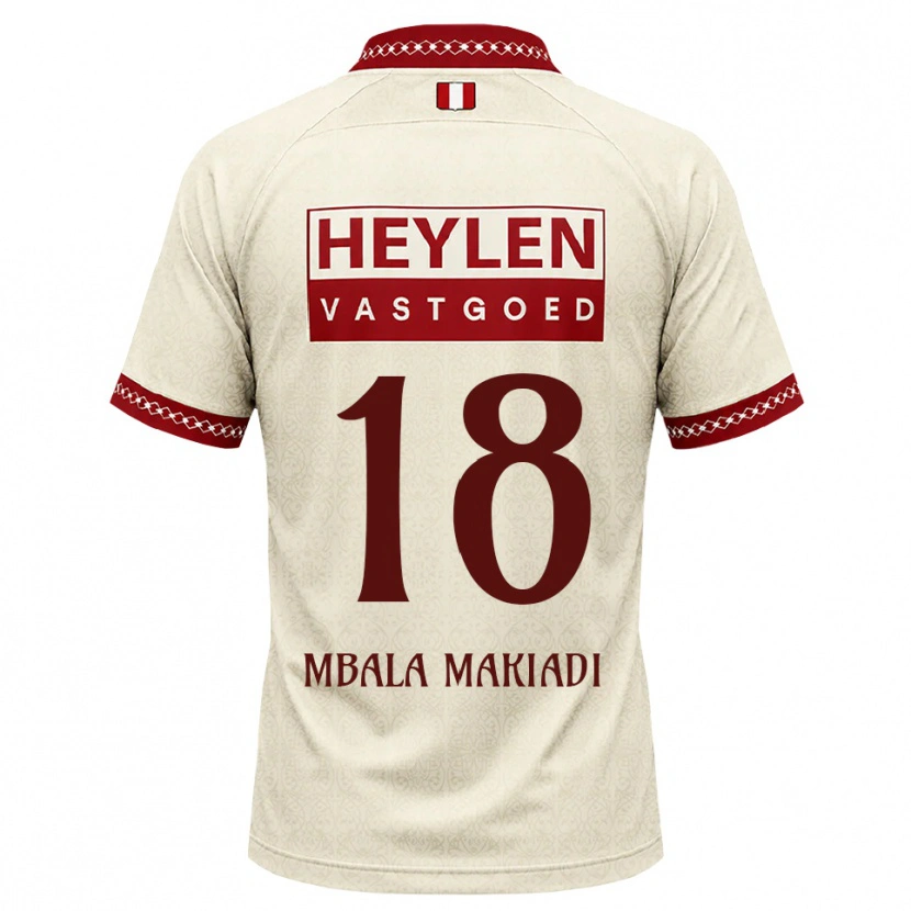 Danxen Women Ravi Mbala #18 Beige Red Away Jersey 2026/27 T-Shirt