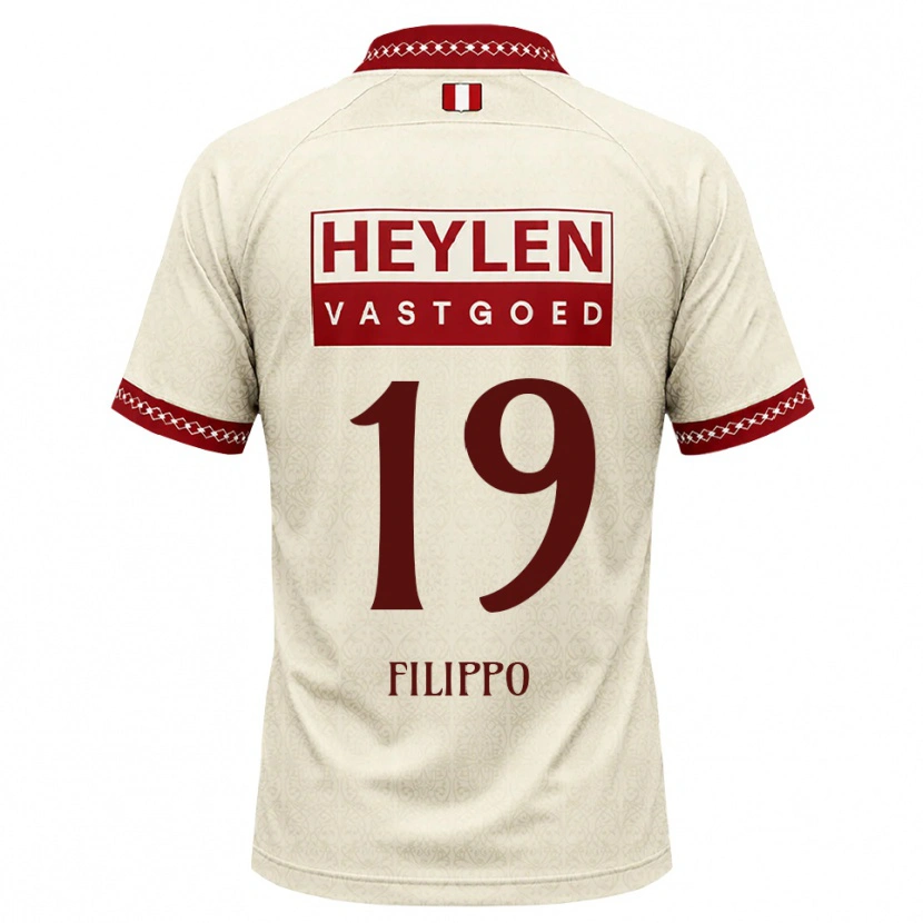 Danxen Women Niels Filippo #19 Beige Red Away Jersey 2026/27 T-Shirt