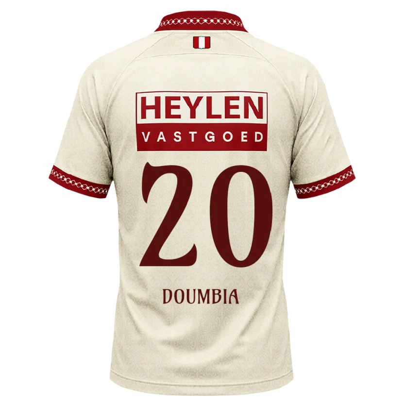 Danxen Women Mahamadou Doumbia #20 Beige Red Away Jersey 2026/27 T-Shirt