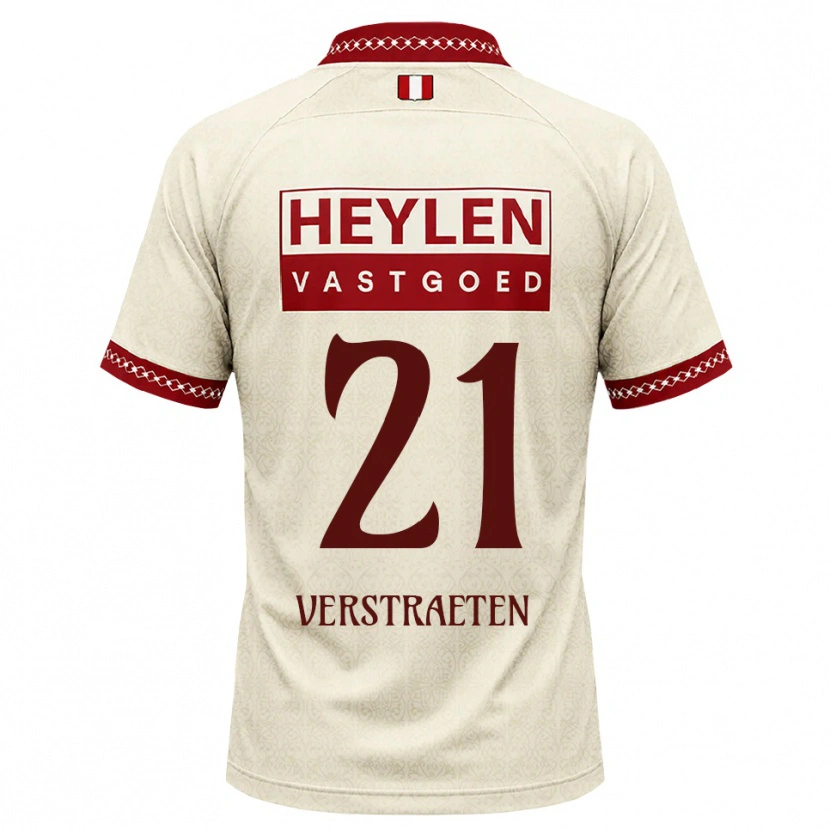 Danxen Women Andreas Verstraeten #21 Beige Red Away Jersey 2026/27 T-Shirt