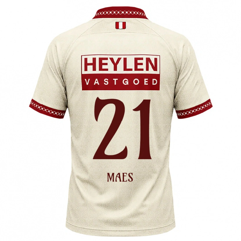 Danxen Women Noa Maes #21 Beige Red Away Jersey 2026/27 T-Shirt