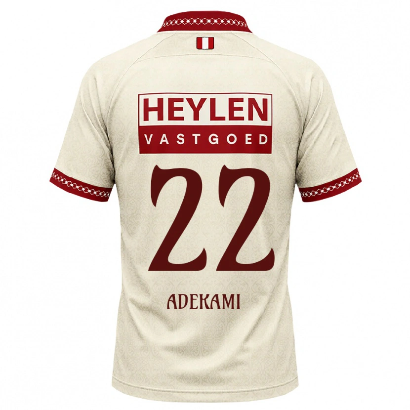 Danxen Women Farouck Adekami #22 Beige Red Away Jersey 2026/27 T-Shirt
