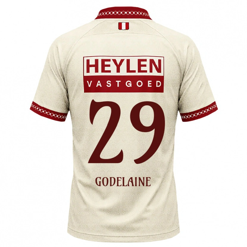 Danxen Women Jeff Godelaine #29 Beige Red Away Jersey 2026/27 T-Shirt
