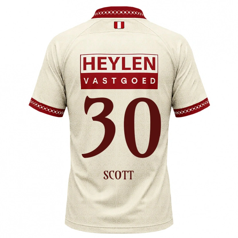 Danxen Women Christopher Scott #30 Beige Red Away Jersey 2026/27 T-Shirt