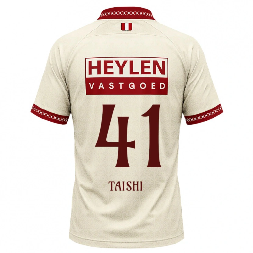 Danxen Women Taishi Brandon Nozawa #41 Beige Red Away Jersey 2026/27 T-Shirt