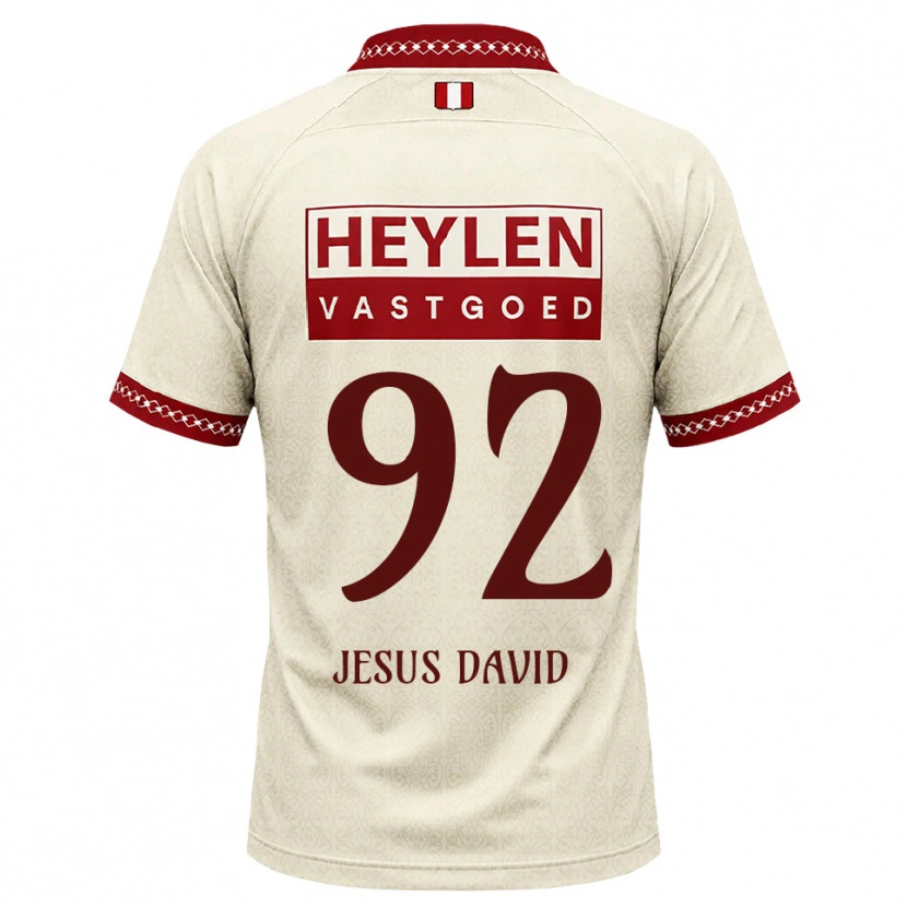Danxen Women Gabriel Jesus David #92 Beige Red Away Jersey 2026/27 T-Shirt