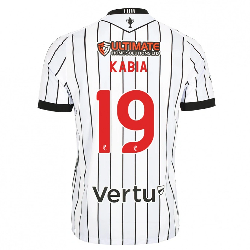 Danxen Women Ismeal Kabia #19 White Black Red Home Jersey 2026/27 T-Shirt