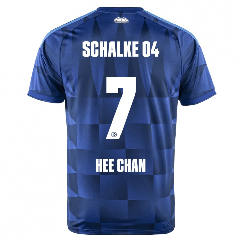 Danxen Women Hee-Chan Hwang #7 Dark Blue Yellow White Home Jersey 2026/27 T-Shirt