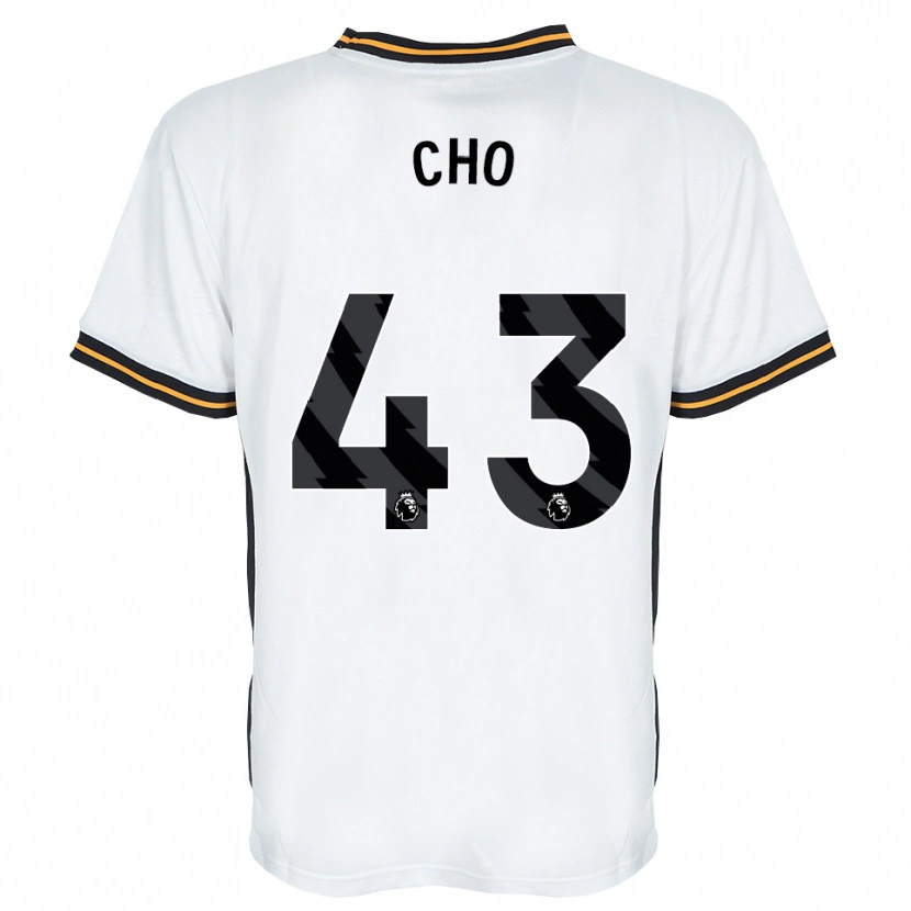 Danxen Women Mohamed-Ali Cho #43 White Orange Black Away Jersey 2026/27 T-Shirt