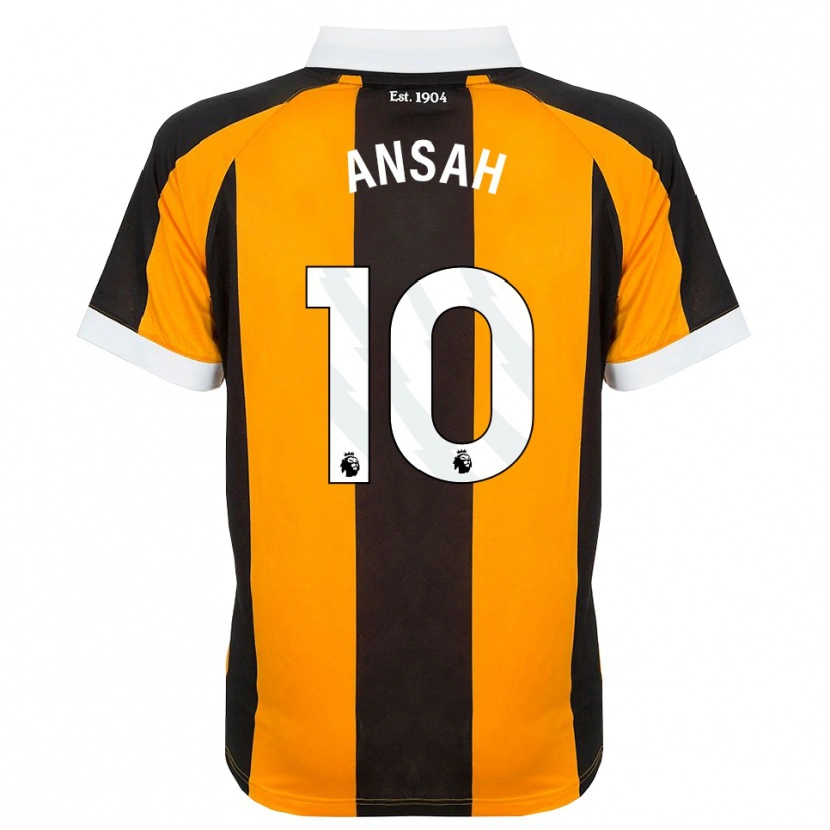 Danxen Women Ilyas Ansah #10 Orange Black White Home Jersey 2026/27 T-Shirt