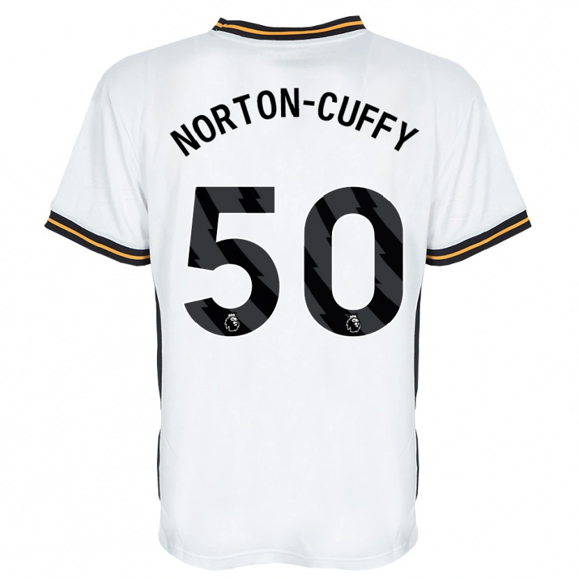 Danxen Women Brooke Norton-Cuffy #50 White Orange Black Away Jersey 2026/27 T-Shirt