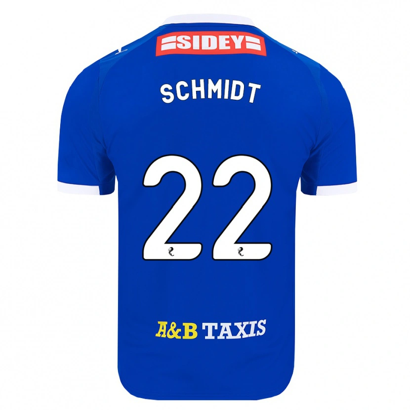 Danxen Women Danny Schmidt #22 Blue Red Yellow Home Jersey 2026/27 T-Shirt