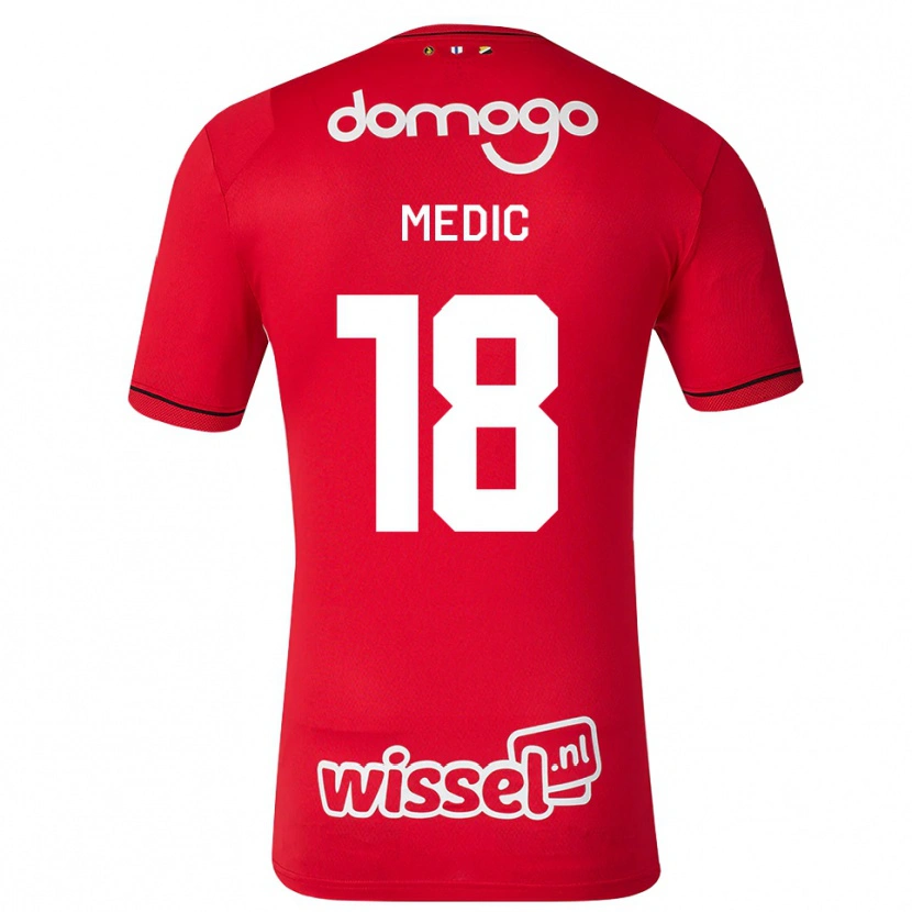 Danxen Women Jakov Medic #18 Red White Black Home Jersey 2026/27 T-Shirt