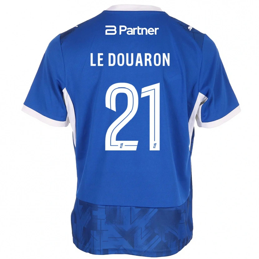 Danxen Women Jérémy Le Douaron #21 Mediumblue White Home Jersey 2026/27 T-Shirt