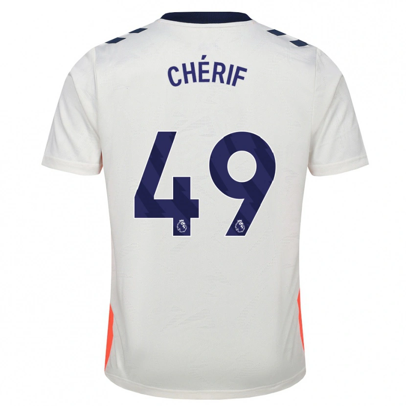 Danxen Women Sidiki Chérif #49 White Orange Royal Blue Away Jersey 2026/27 T-Shirt