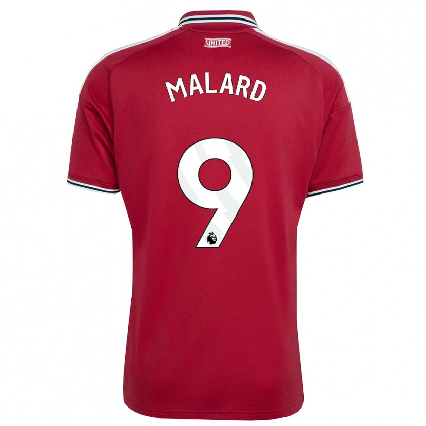Danxen Kid Melvine Malard #9 Red Yellow White Home Jersey 2026/27 T-Shirt