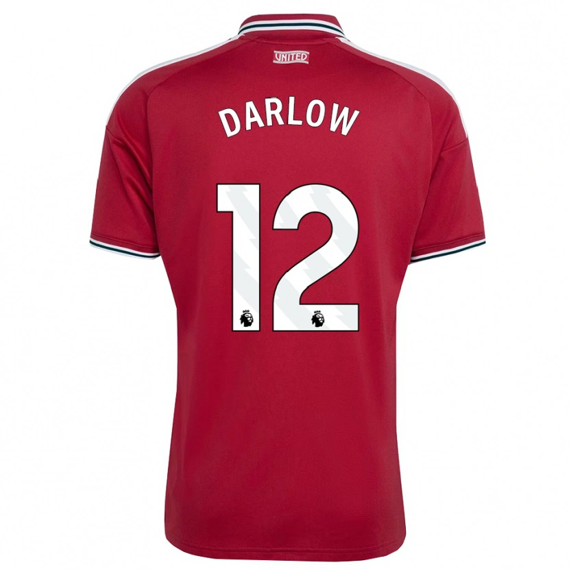 Danxen Kid Karl Darlow #12 Red Yellow White Home Jersey 2026/27 T-Shirt