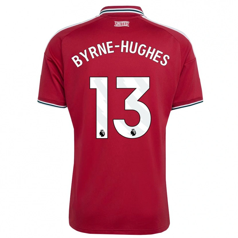 Danxen Kid Cameron Byrne-Hughes #13 Red Yellow White Home Jersey 2026/27 T-Shirt