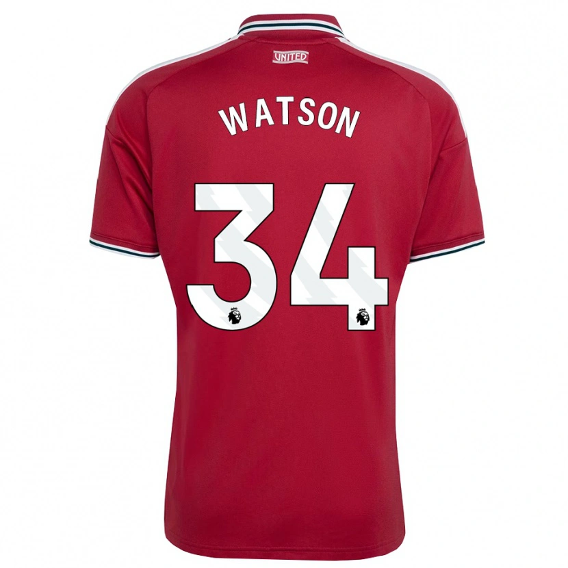 Danxen Kid Emma Watson #34 Red Yellow White Home Jersey 2026/27 T-Shirt
