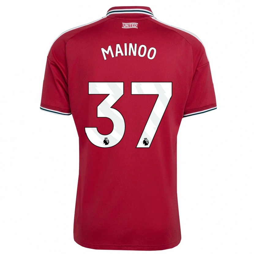 Danxen Kid Kobbie Mainoo #37 Red Yellow White Home Jersey 2026/27 T-Shirt