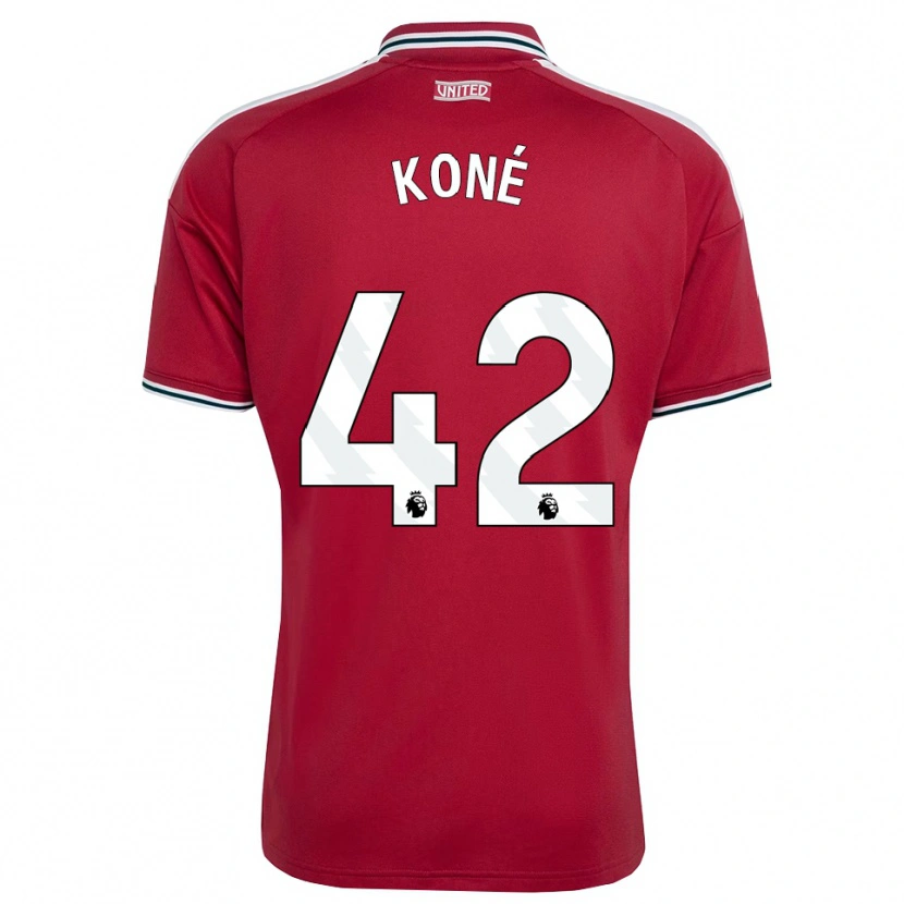 Danxen Kid Sékou Koné #42 Red Yellow White Home Jersey 2026/27 T-Shirt