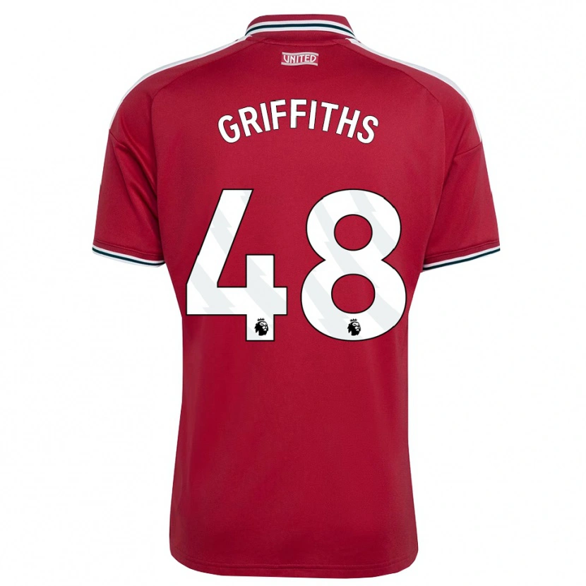 Danxen Kid Mared Griffiths #48 Red Yellow White Home Jersey 2026/27 T-Shirt