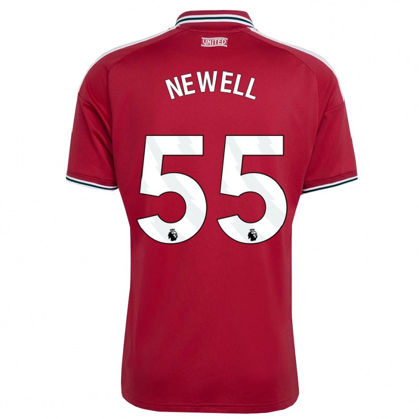 Danxen Kid Lucy Newell #55 Red Yellow White Home Jersey 2026/27 T-Shirt